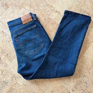 Levi’s Wedgie Straight Dark Wash Jeans